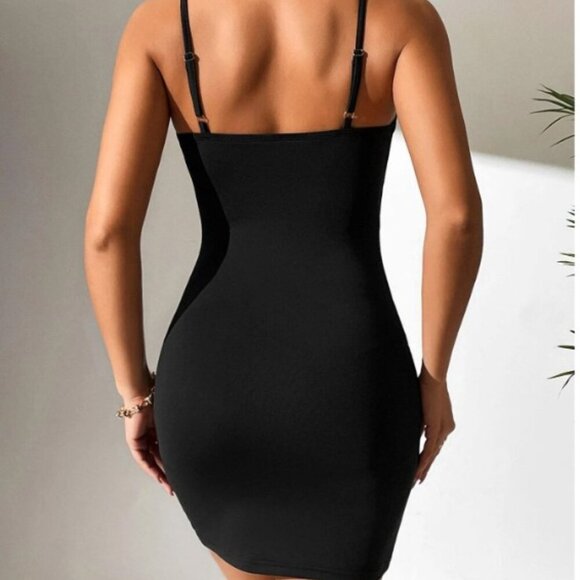 Surplice Neck Ruched Cami Dress - Picture 2 of 2